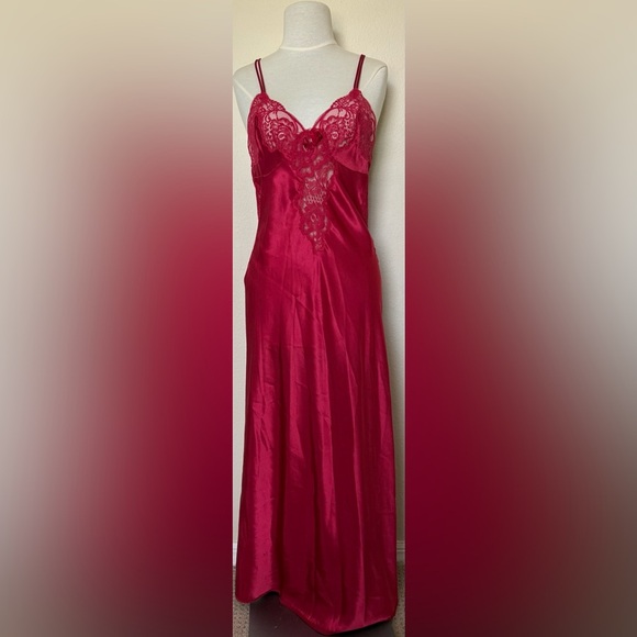 CHRISTIAN DIOR VTG Satin Slip Dress - Picture 1 of 12